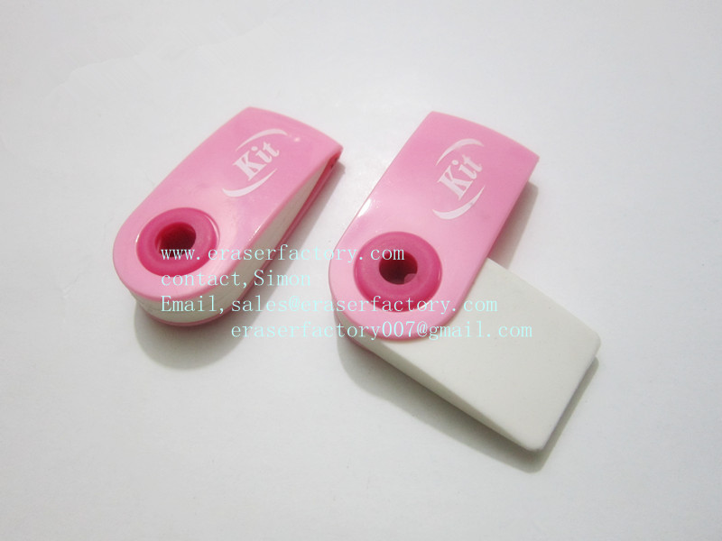 LXN77 office erasers with rotatable plastic case