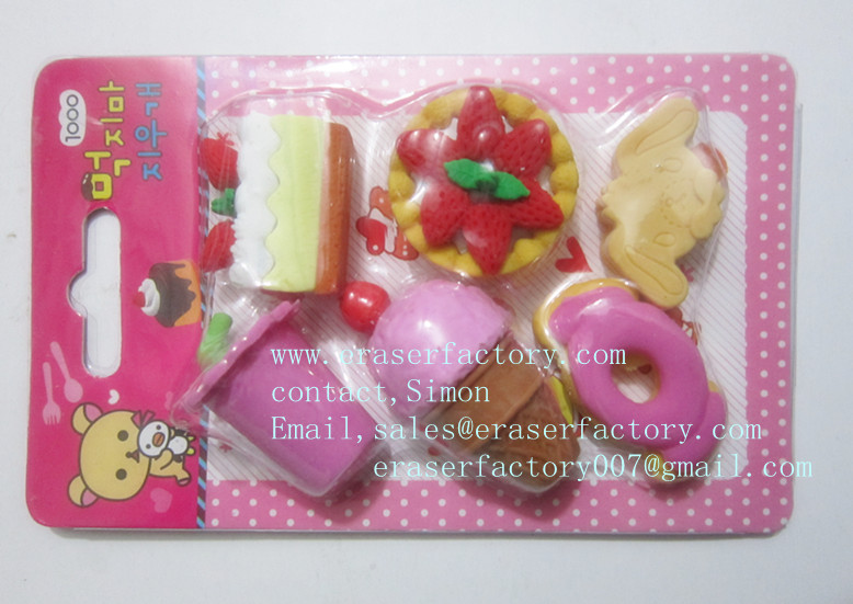 LXB358  Food Erasers