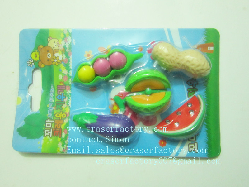 LXB360 Novelty Food Erasers