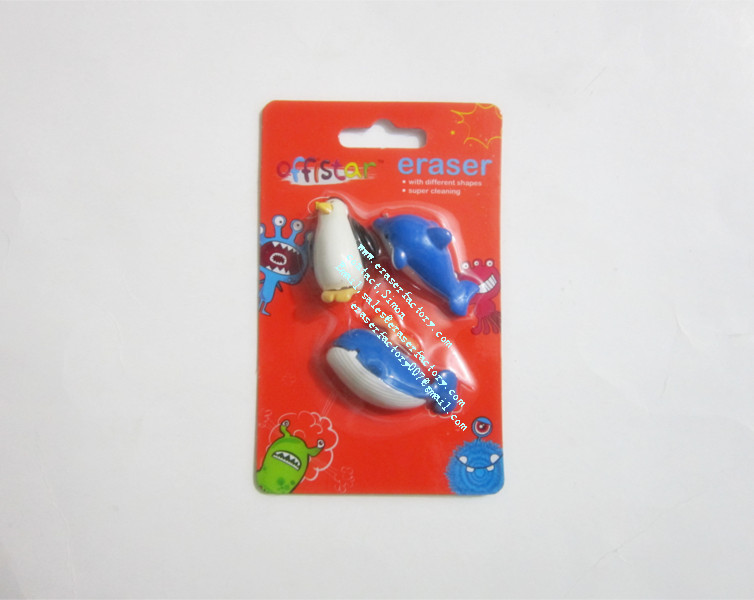 LXB343 Marine Animal Erasers