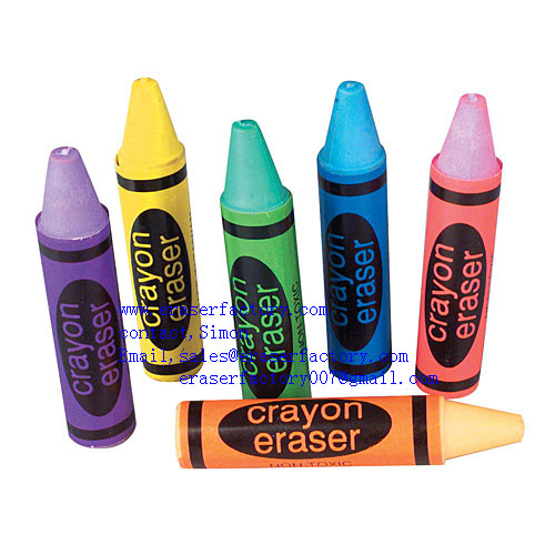 LX010  crayon erasers 