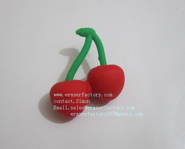  LXF10  cute cherry erasers