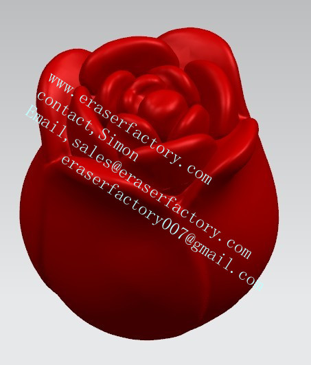 red rose OEM erasers