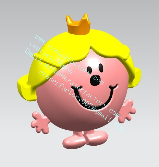 cartoon character OEM erasers