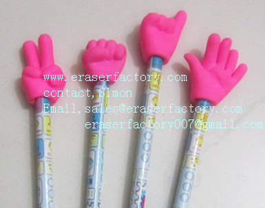 LXS28   finger gesture pencil toppers