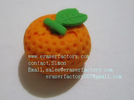 LXF3  orange round erasers 