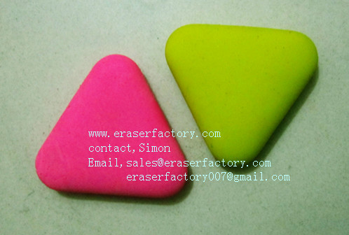 LXC21  triangle erasers 