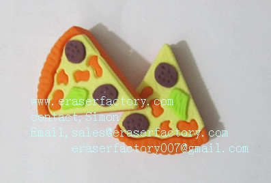  LXF50  Pizza  triangle erasers