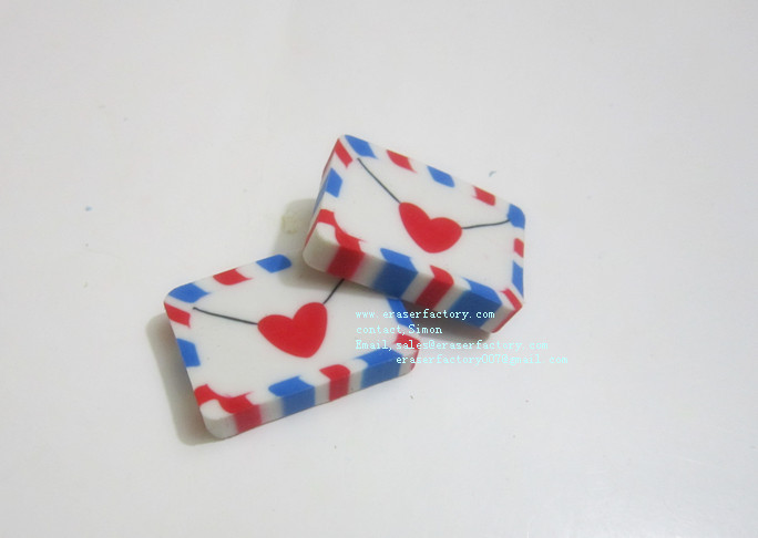 LXU90 Love Letter Envelope Erasers