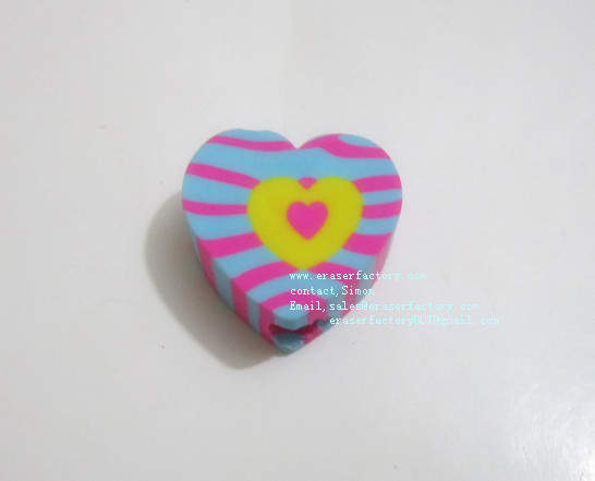 LXU89  New Visional Heart Erasers