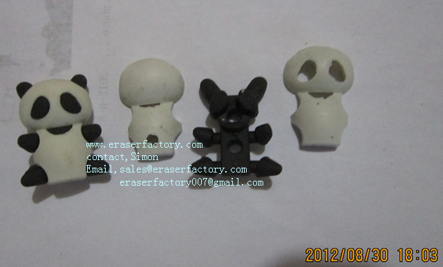 LXA5   Kung Fu Panda Animal Erasers 