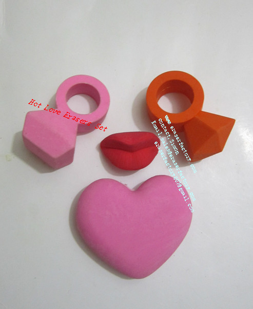 LXS30  Hot Love Erasers Set 