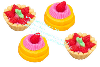 LXS3 Cake Food Erasers Set