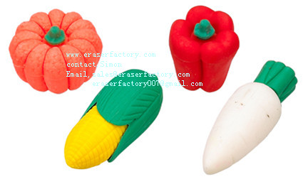 LXS4  Vegetable Erasers Set