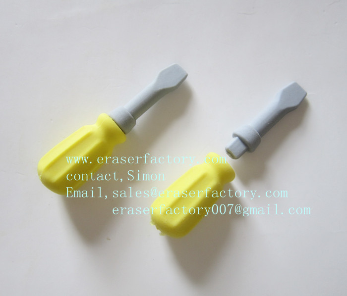 LXT59 Flat  Blade Screwdriver Erasers