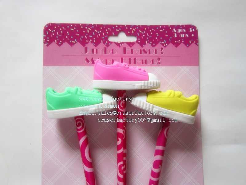 LXB144 shoes eraser toppers set