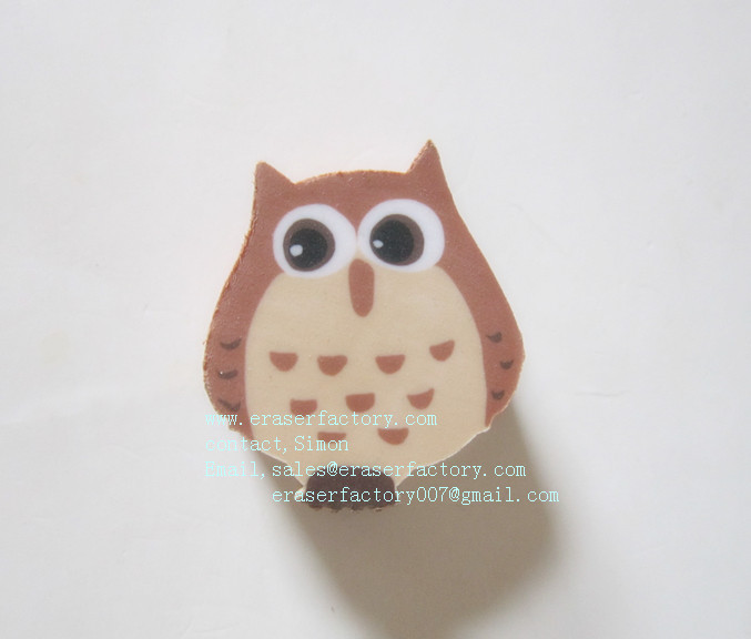 LXA215  owl eraser