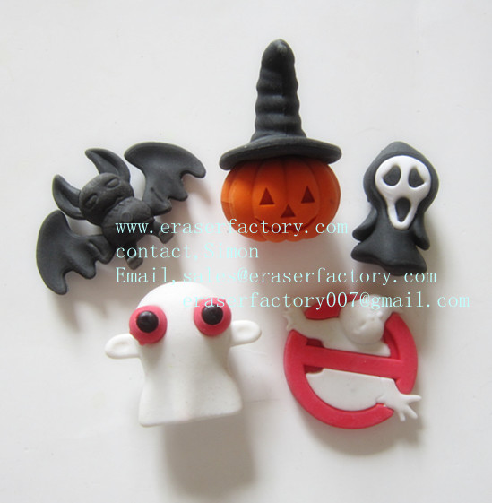 LXS59  halloween erasers set 