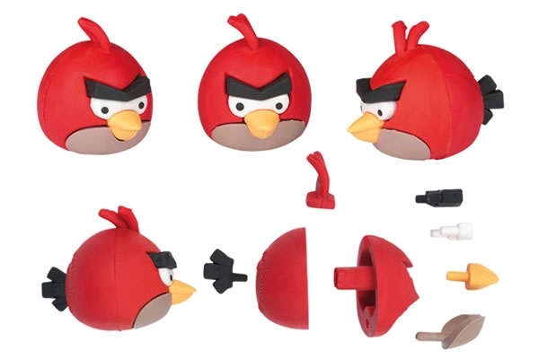 LXA155  Angry Bird Erasers
