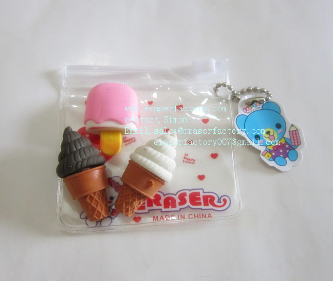 LXN33  Icecream Erasers