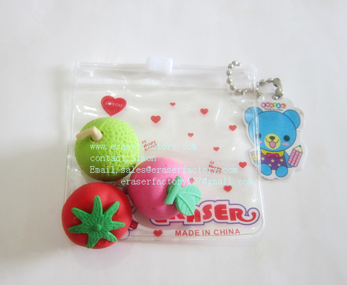 LXN47  Fruit Erasers