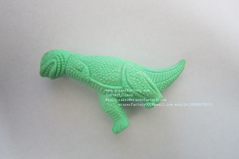 LXA261 green dinasour eraser