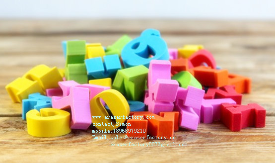 LXN89 alphabet erasers 