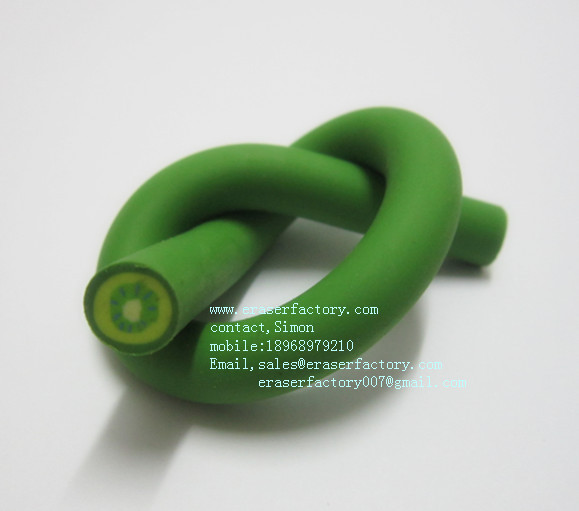 LXF106  kiwi berry erasers