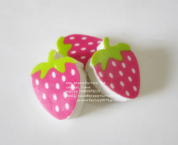 LXP59  Strawberry Erasers