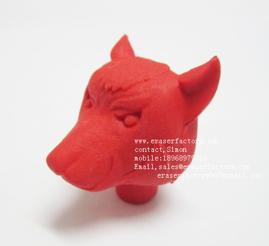 LXA280  wolf pencil topper